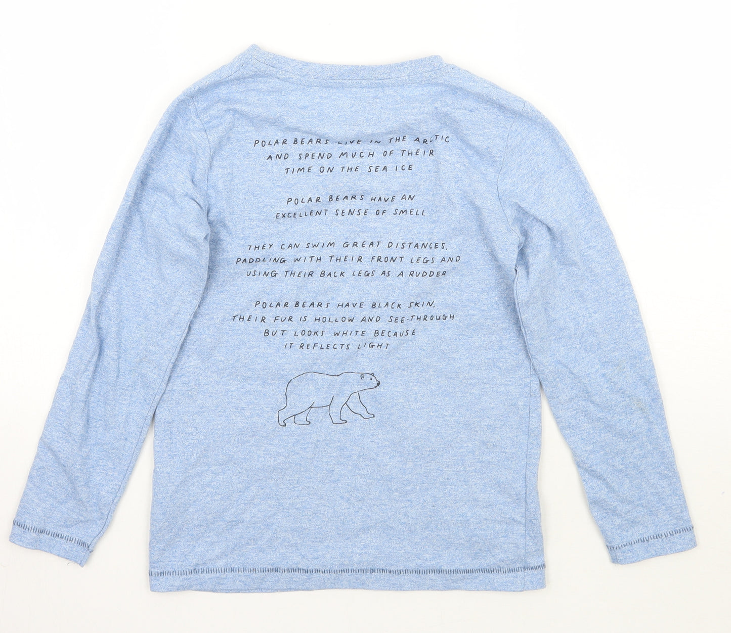 TU Boys Blue   Basic T-Shirt Size 6-7 Years