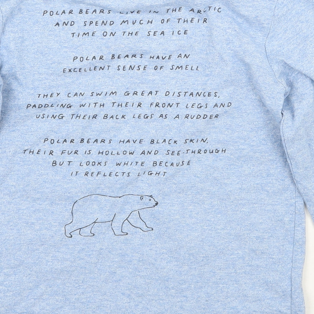 TU Boys Blue   Basic T-Shirt Size 6-7 Years