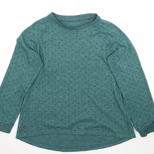 Primark Womens Green Geometric  Pullover Jumper Size 12