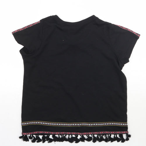 Select Womens Black   Basic T-Shirt Size 12
