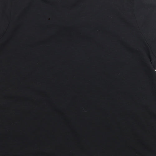 Select Womens Black   Basic T-Shirt Size 12