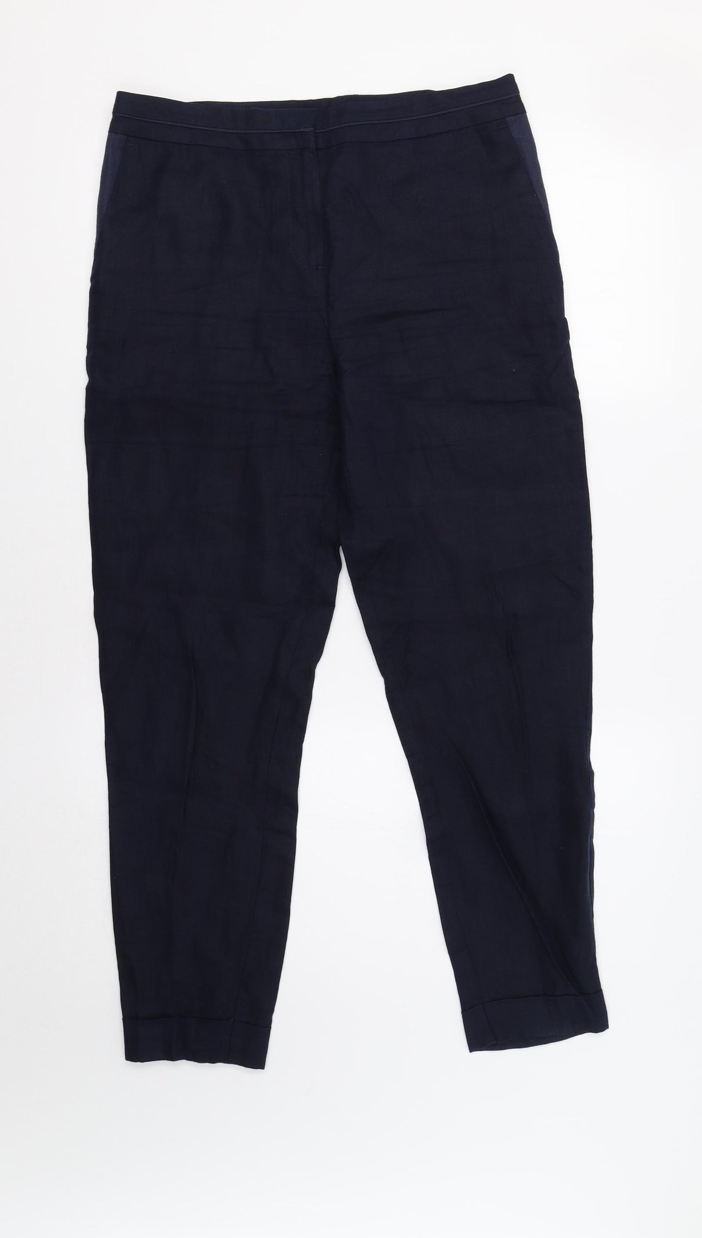 TU Womens Blue   Trousers  Size 8 L27 in