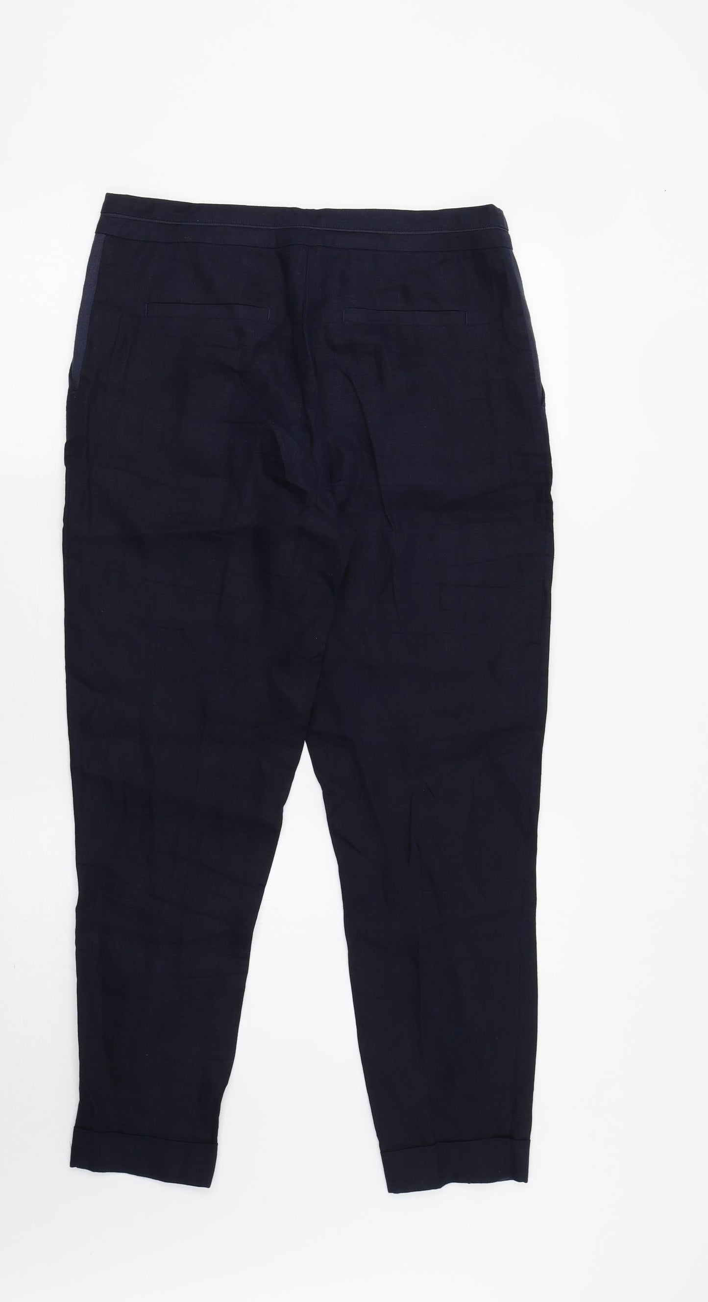 TU Womens Blue   Trousers  Size 8 L27 in