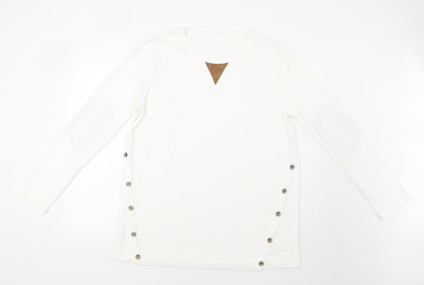 Preworn Womens White   Pullover Jumper Size XL
