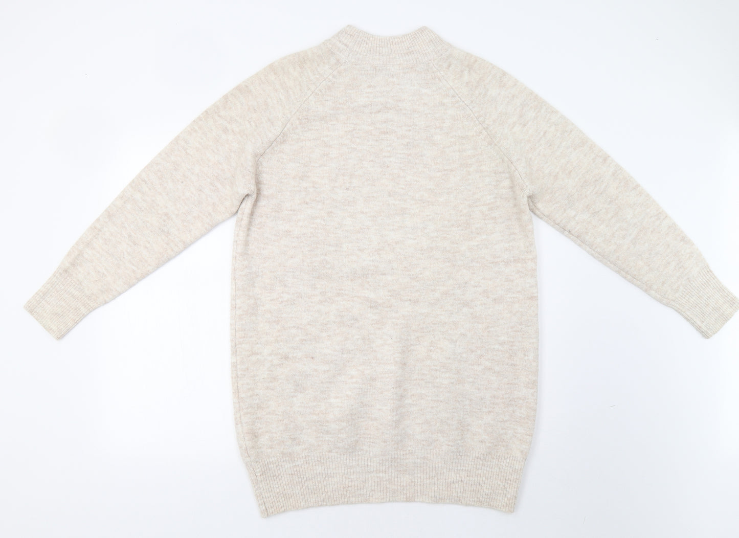 Papaya Womens Beige   Pullover Jumper Size L  - Rhinestone Detail