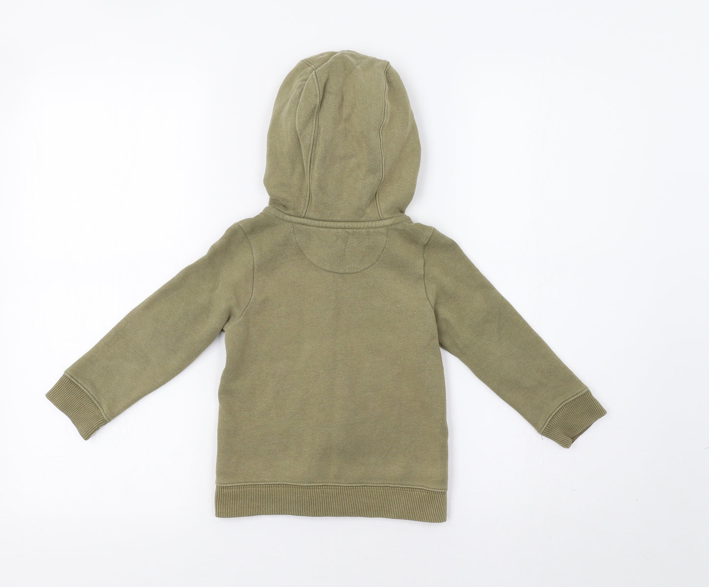 Nutmeg Boys Green   Full Zip Hoodie Size 2 Years