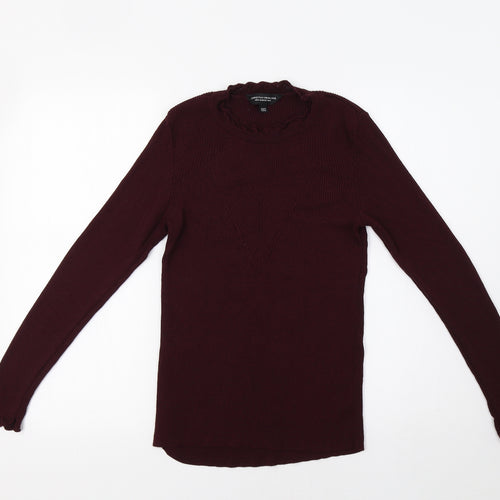 Dorothy Perkins Womens Purple   Pullover Jumper Size 10