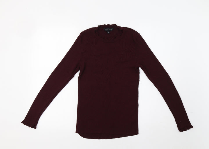 Dorothy Perkins Womens Purple   Pullover Jumper Size 10