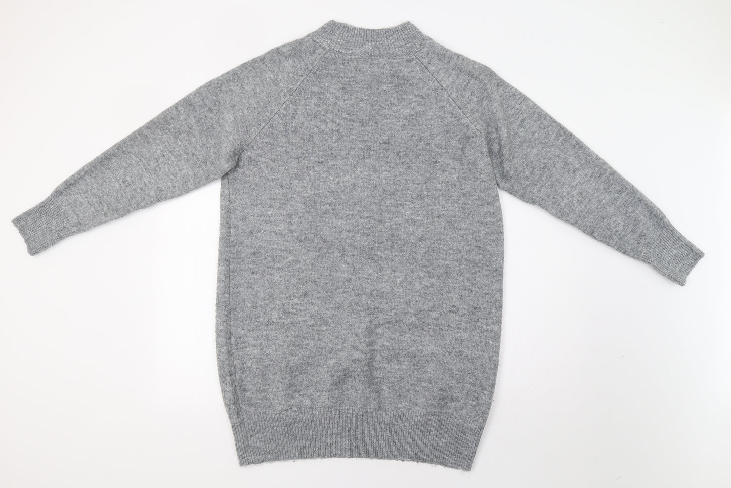 Papaya Womens Grey   Pullover Jumper Size L  - Rhinestone Detail