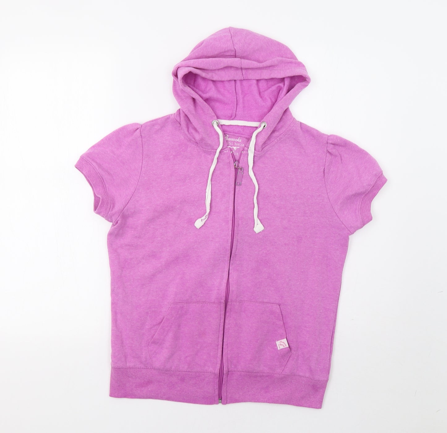 Peacocs Womens Pink   Full Zip Hoodie Size 12