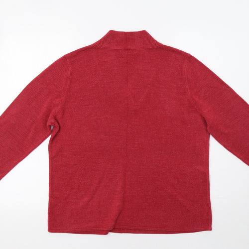 BM Womens Red   Pullover Jumper Size M