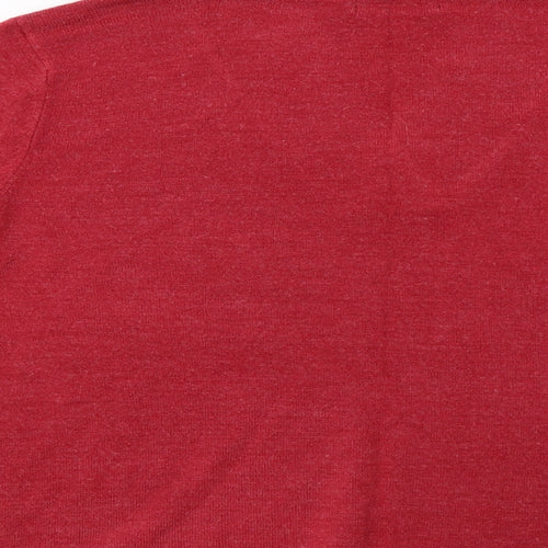 BM Womens Red   Pullover Jumper Size M