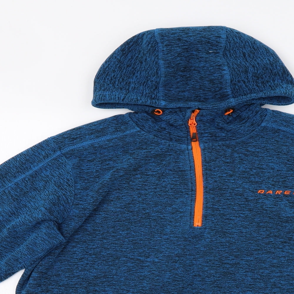 Dare 2 B Womens Blue   Henley Hoodie Size M