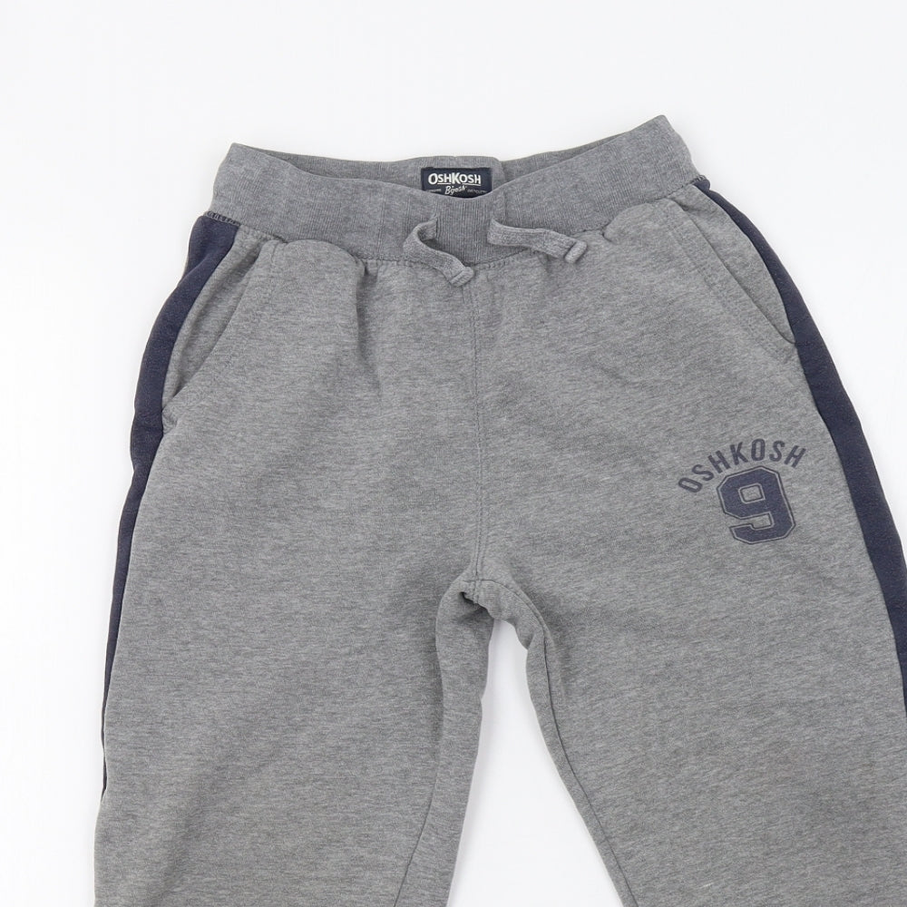 OshKosh Boys Grey   Jogger Trousers Size 7 Years