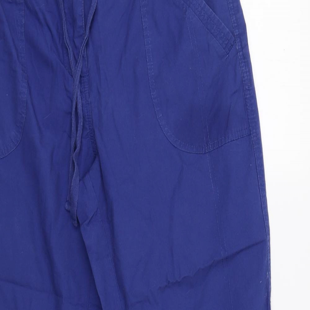 Dorothy Perkins Womens Blue   Chino Trousers Size 12 L21 in
