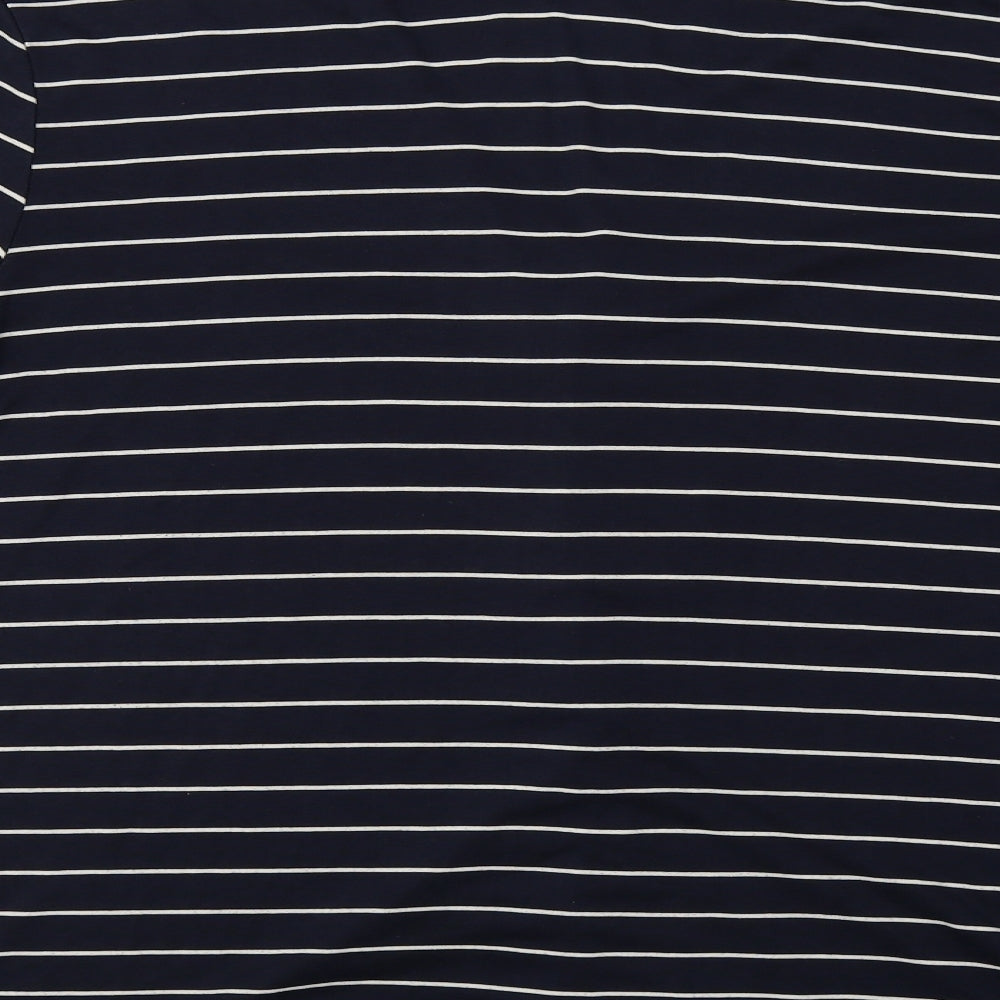 NEXT Womens Blue Striped  Cardigan Jumper Size L