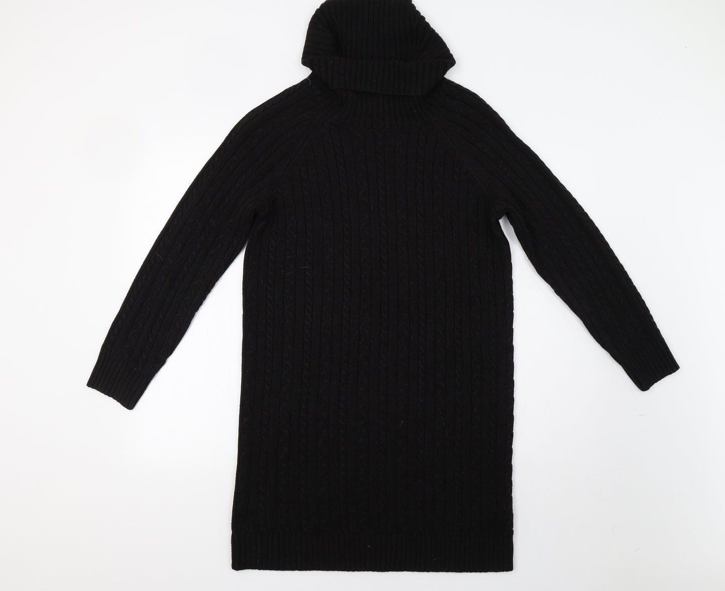 TU Womens Black   Jumper Dress  Size 12