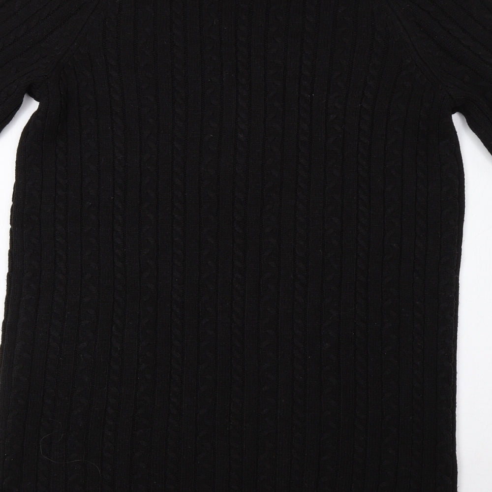 TU Womens Black   Jumper Dress  Size 12