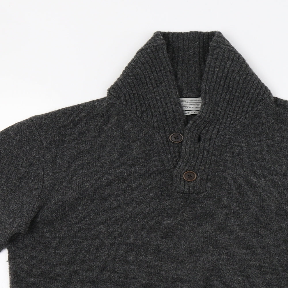 TU Mens Grey   Pullover Jumper Size M