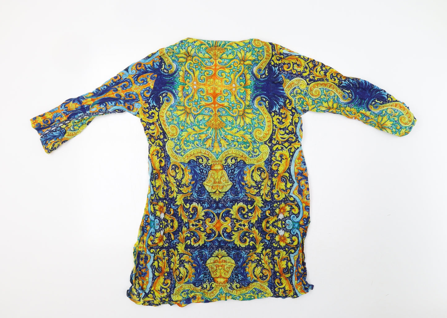 Antica Sartoria Womens Multicoloured Geometric  Kaftan  Size XL