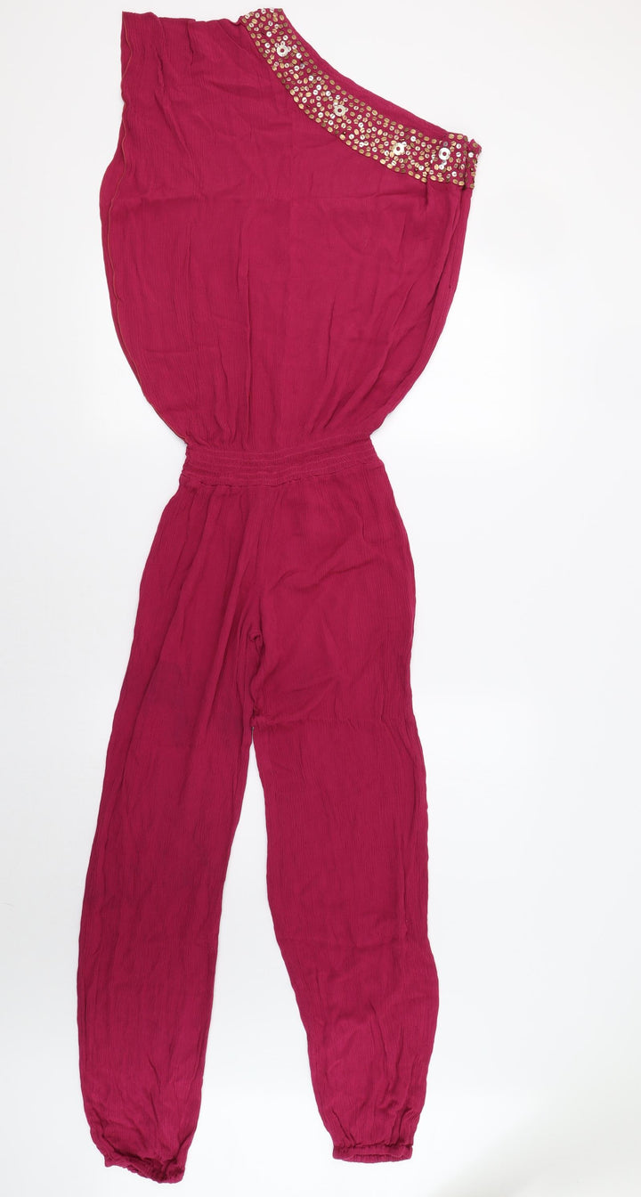 Chevere Ibiza Womens Pink   Jumpsuit One-Piece One Size