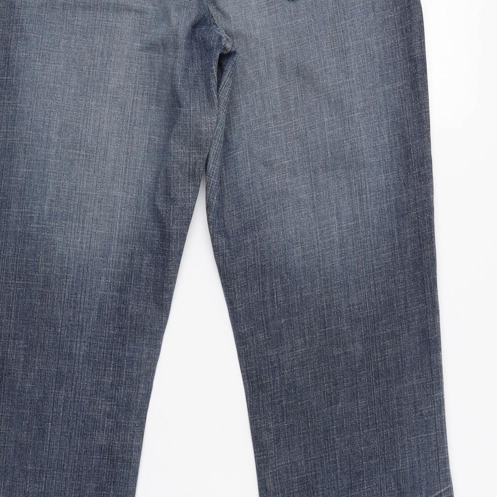 NEXT Womens Blue   Bootcut Jeans Size 12 L31 in