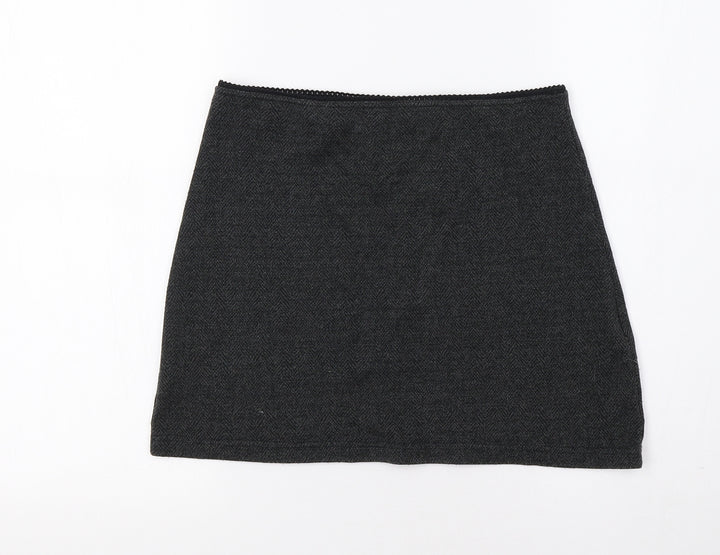 Impuls Womens Grey Mini Skirt Size M