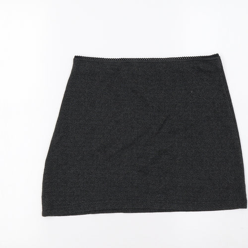 Impuls Womens Grey   Mini Skirt Size M