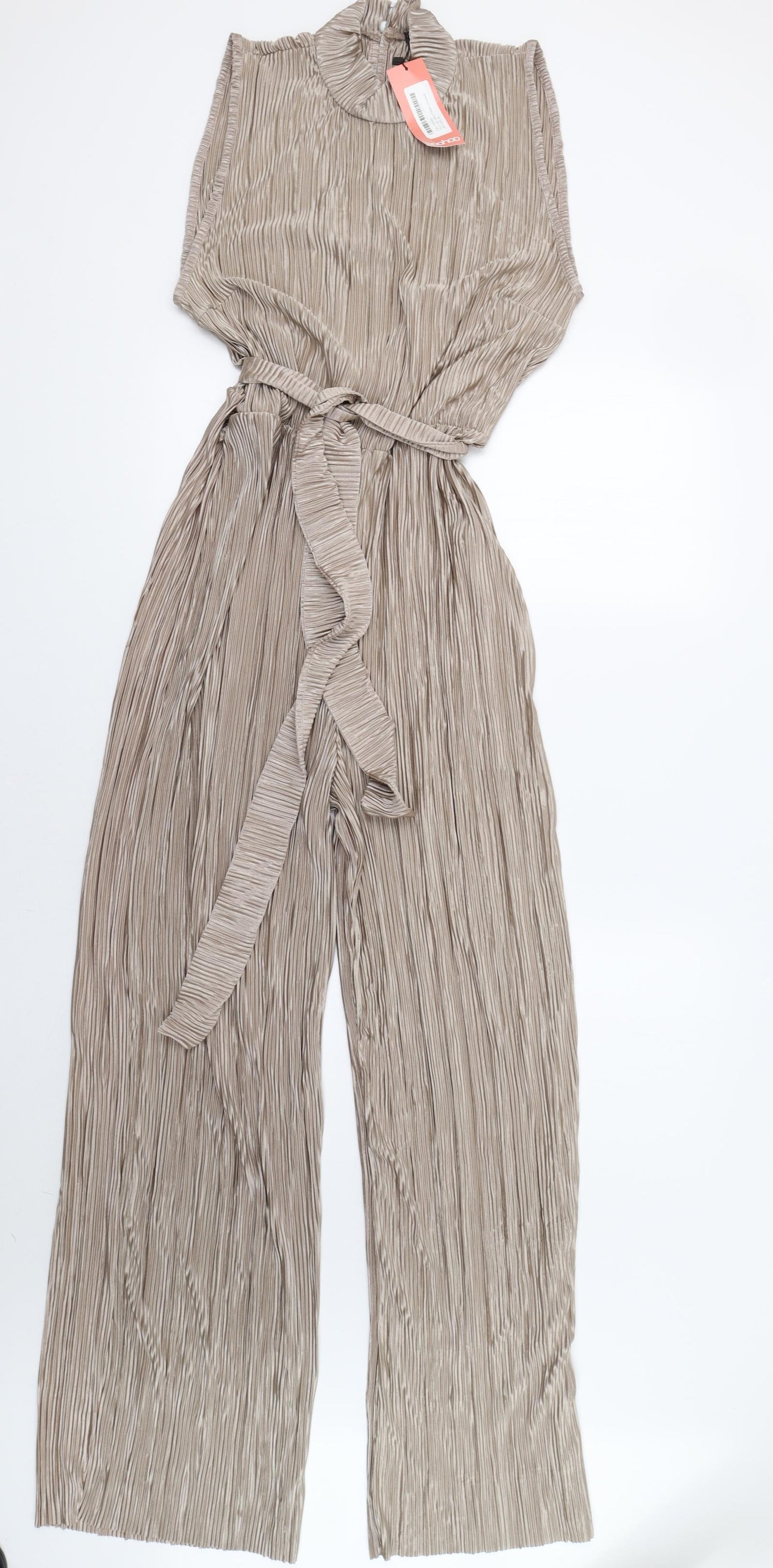 Boohoo Womens Beige   Jumpsuit One-Piece Size 20