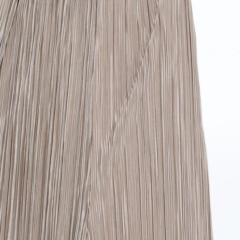 Boohoo Womens Beige   Jumpsuit One-Piece Size 20