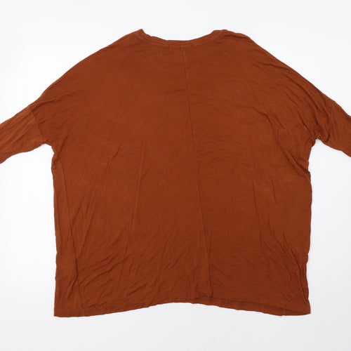 Primark Womens Brown   Basic Blouse Size 10