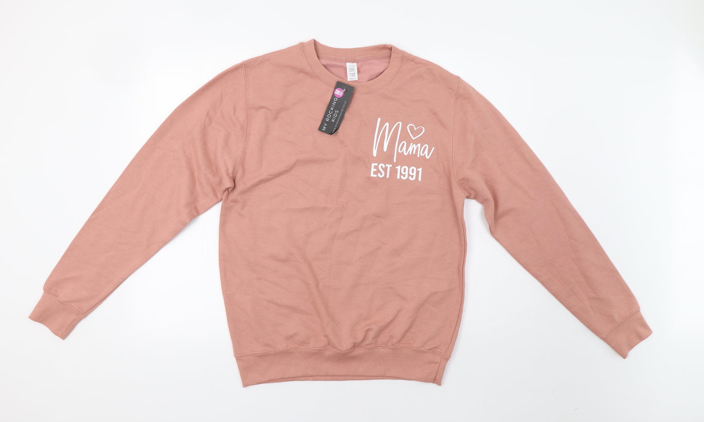 My Rocking kids Womens Pink   Pullover Sweatshirt Size M