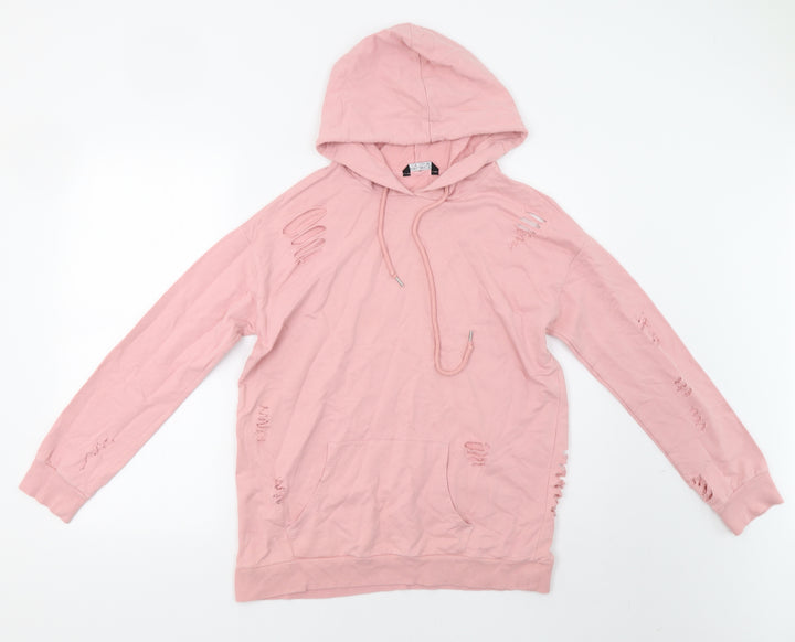 Select Womens Pink Pullover Hoodie Size 8