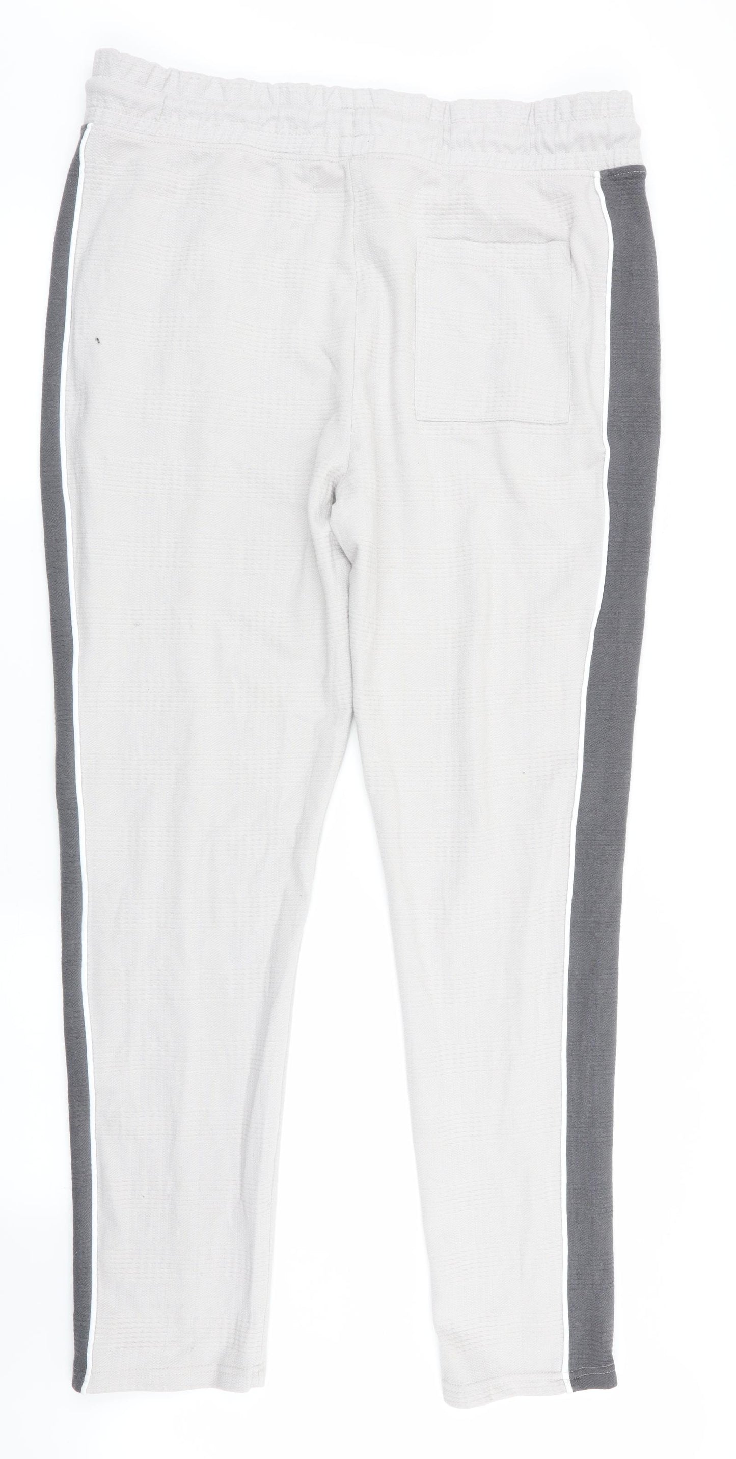 Primark Mens Grey Check  Sweatpants Trousers Size XL L31 in
