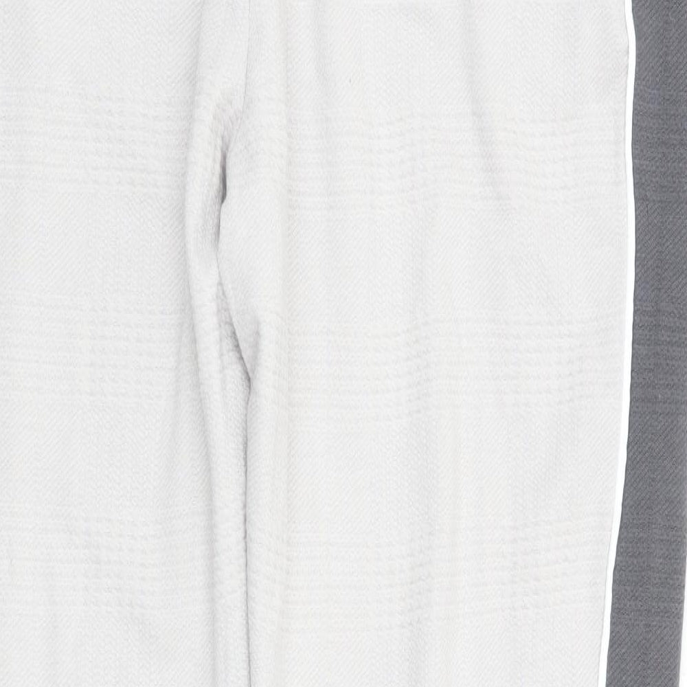 Primark Mens Grey Check  Sweatpants Trousers Size XL L31 in