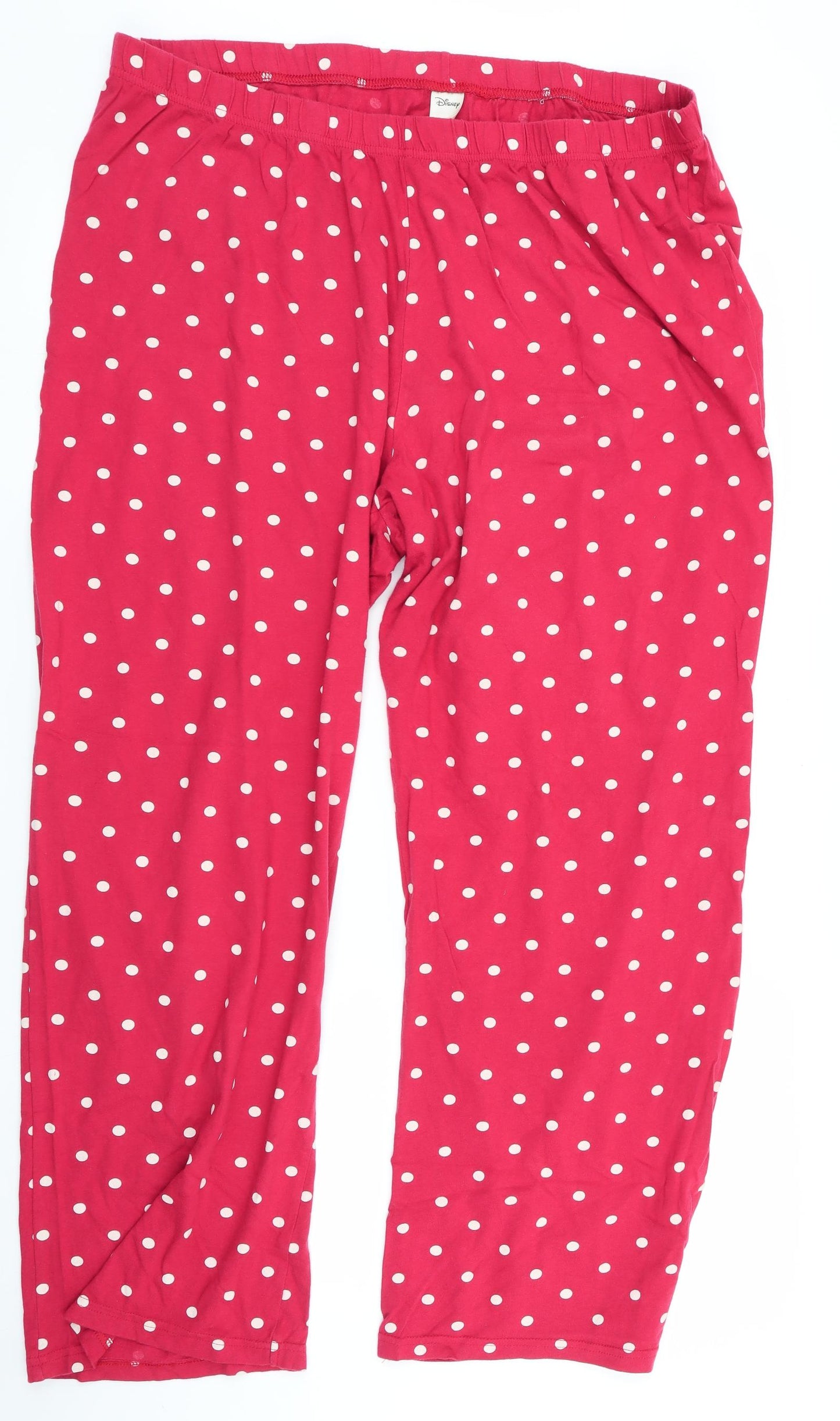 Disney at Tescor Womens Red Polka Dot   Pyjama Pants Size 20