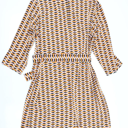 Primark Womens Gold Geometric  Kaftan  Size 16