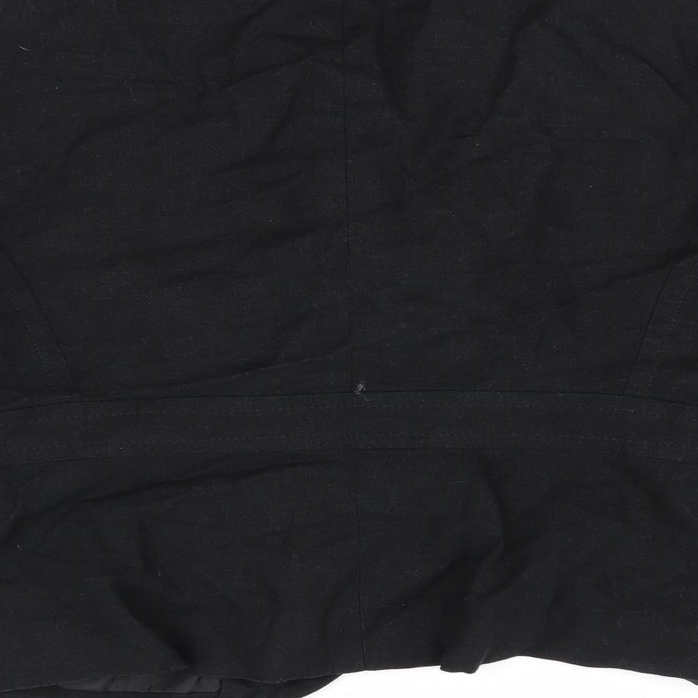 George Womens Black   Jacket  Size 10  - Linen Look Jacket