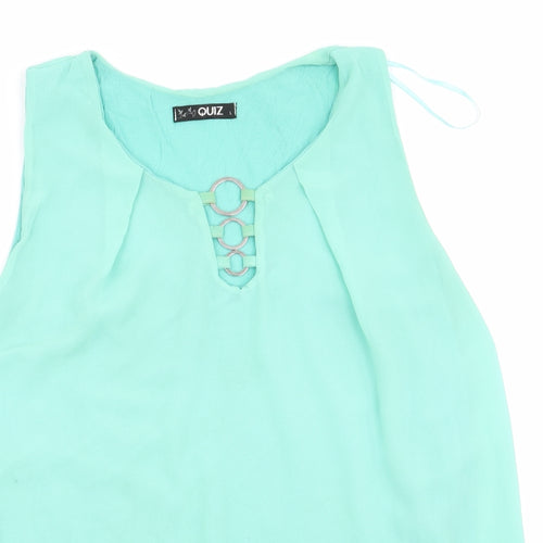 Quiz Womens Green   Basic Blouse Size L
