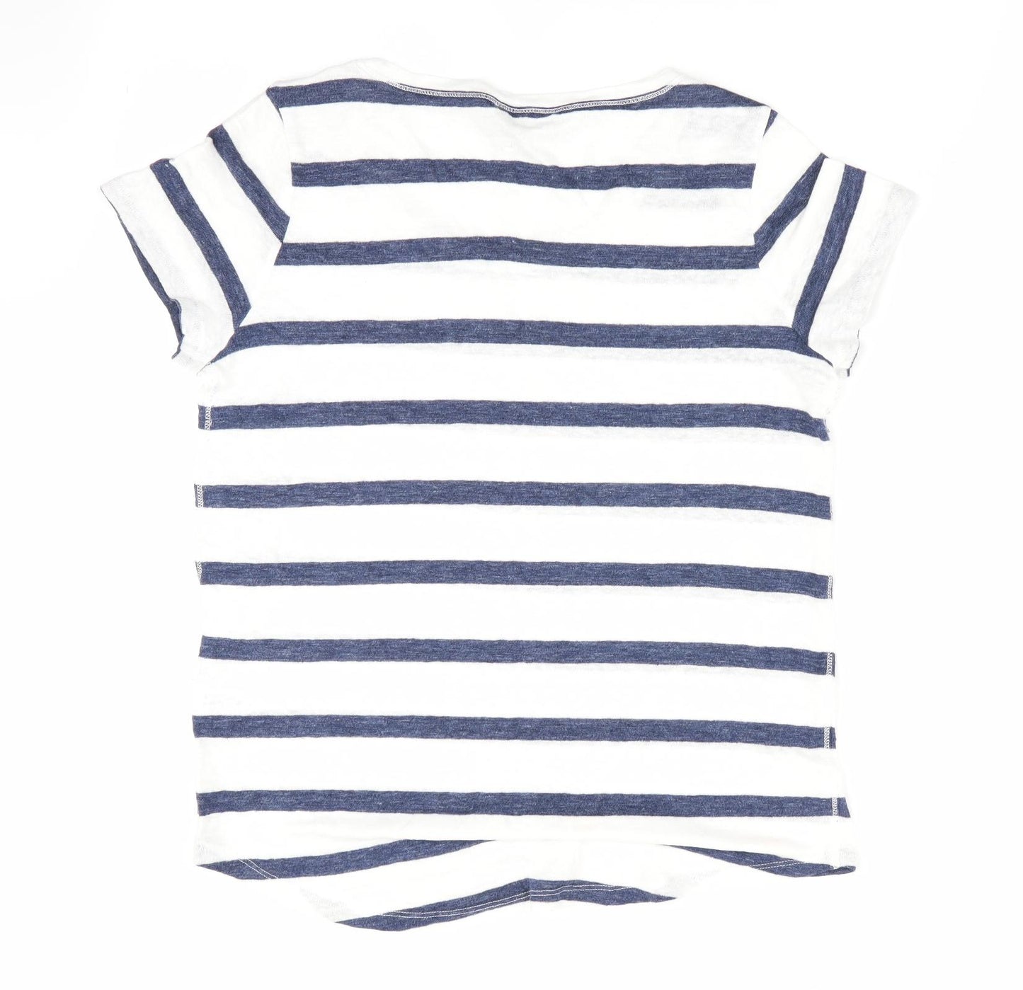 Pure Womens Blue Striped  Pullover Jumper Size 12