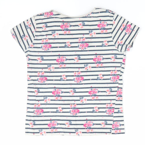 Primark Girls Blue Floral  Basic T-Shirt Size 4-5 Years  - Dream Big