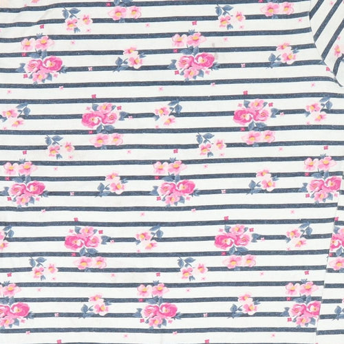Primark Girls Blue Floral  Basic T-Shirt Size 4-5 Years  - Dream Big
