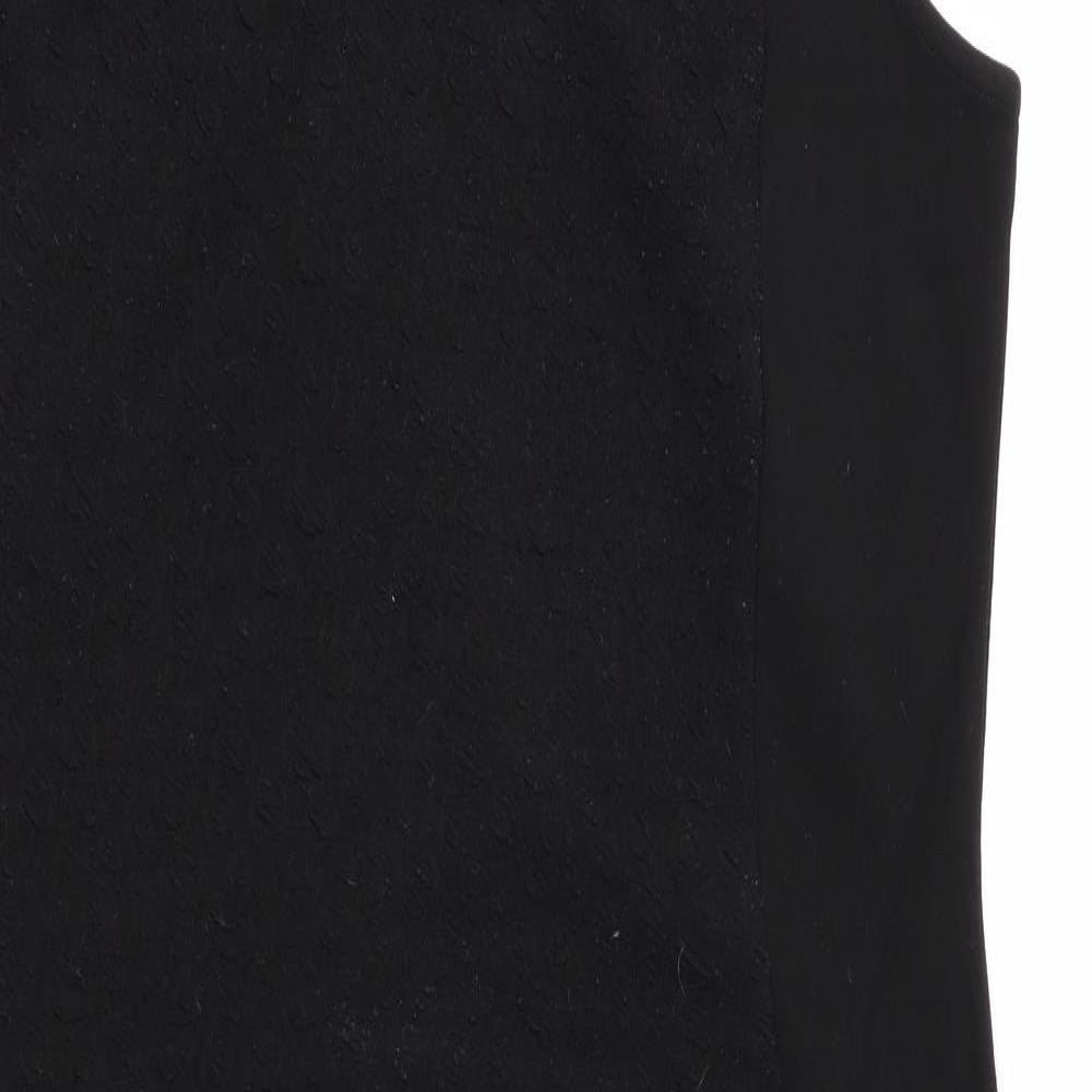 NEXT Womens Black   Bodycon  Size 16  - Back Zip