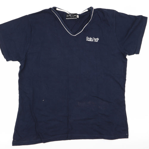 RAM Womens Blue   Basic T-Shirt Size 20  - Derby County Football Club