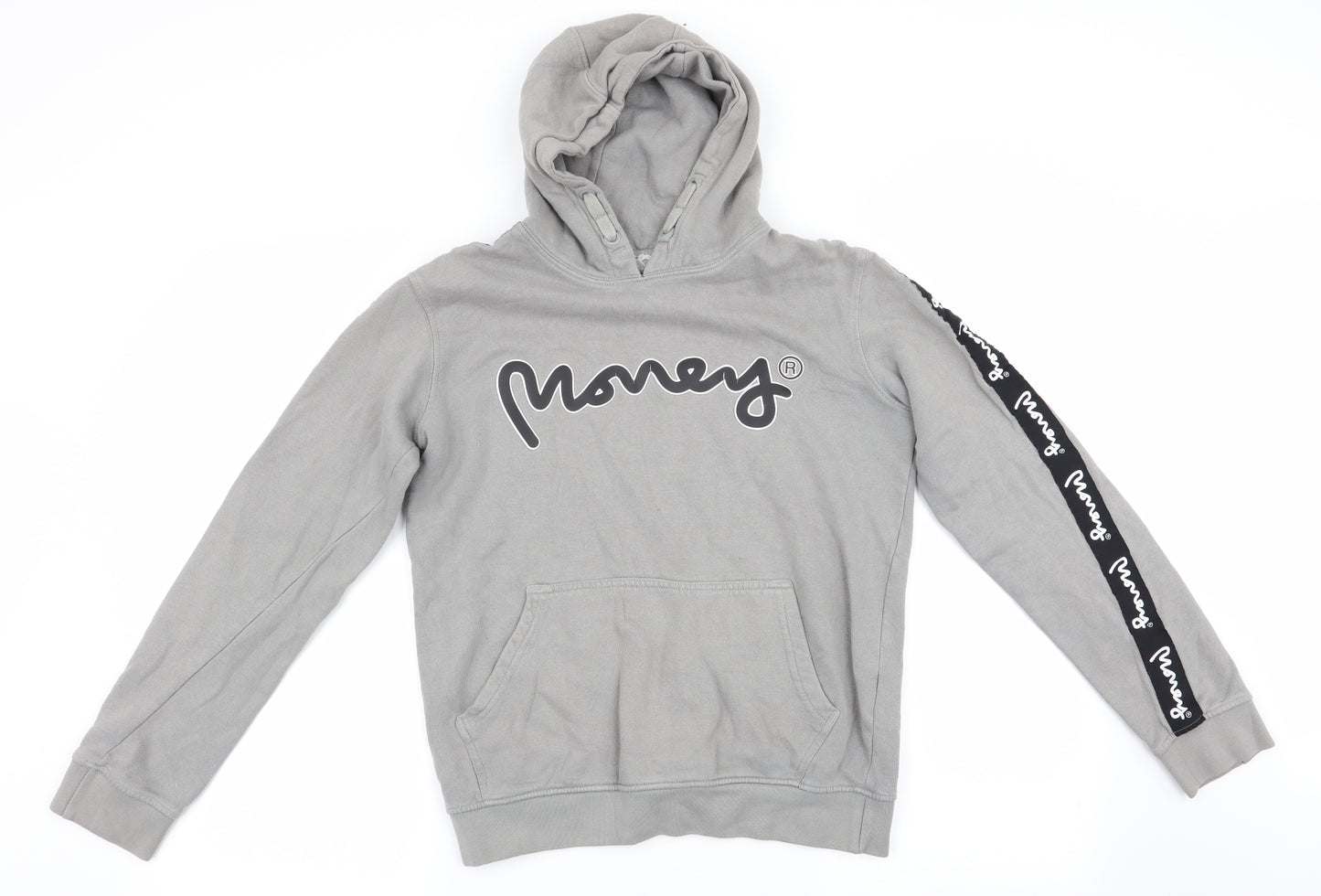 Money Boys Grey   Pullover Hoodie Size 14-15 Years