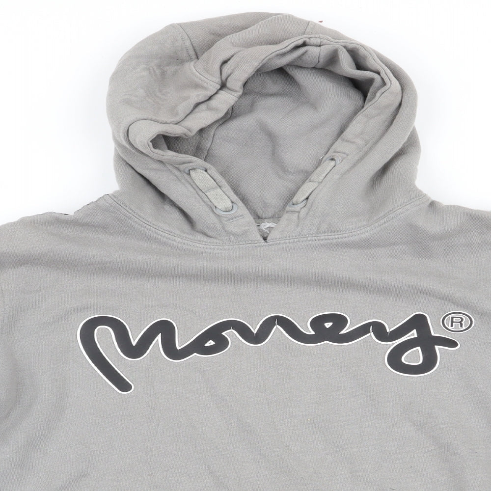 Money Boys Grey   Pullover Hoodie Size 14-15 Years