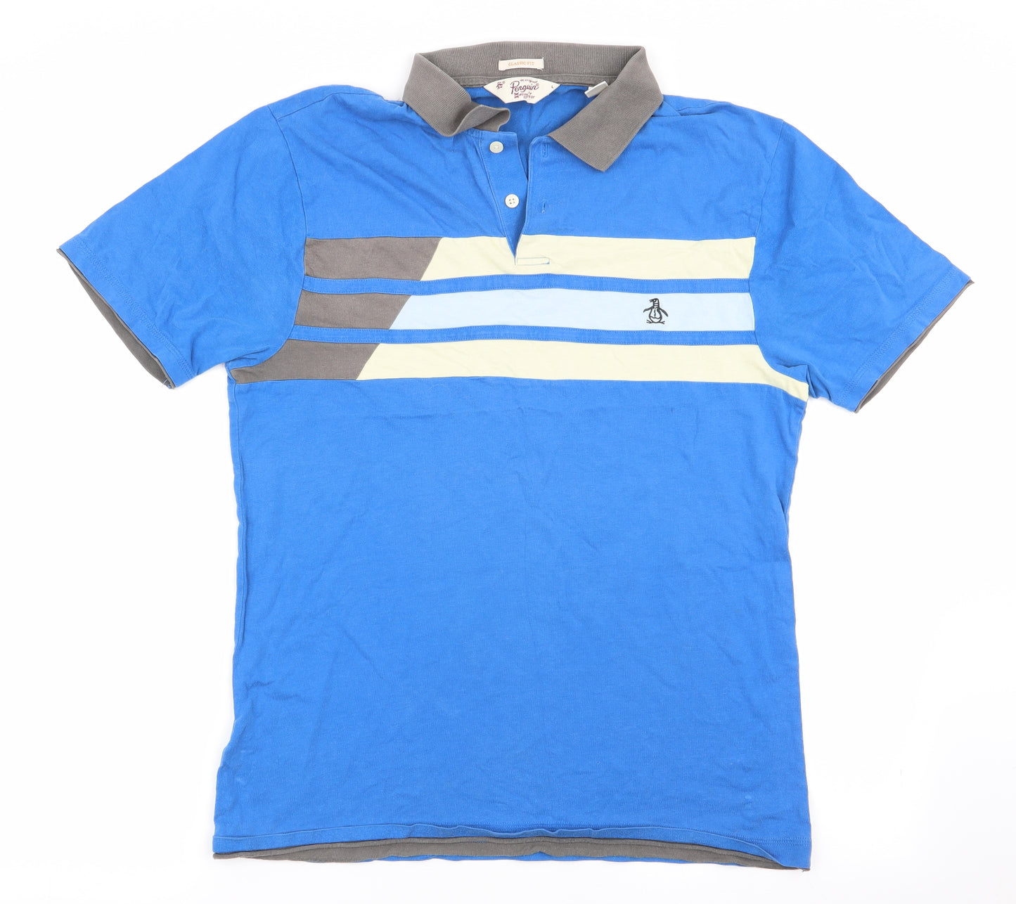 Penguin Mens Blue    Polo Size L