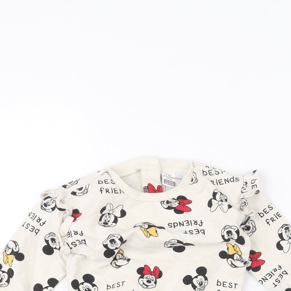 LC Waikiki Baby White   Pullover Jumper Size 6-9 Months