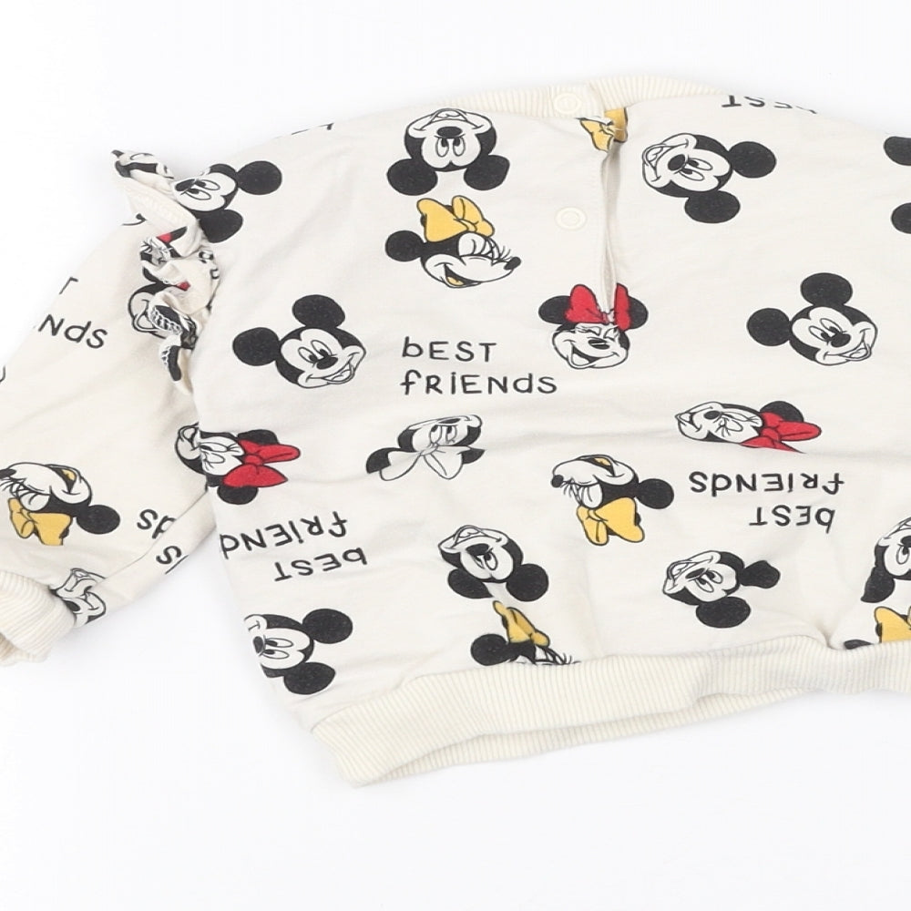 LC Waikiki Baby White   Pullover Jumper Size 6-9 Months