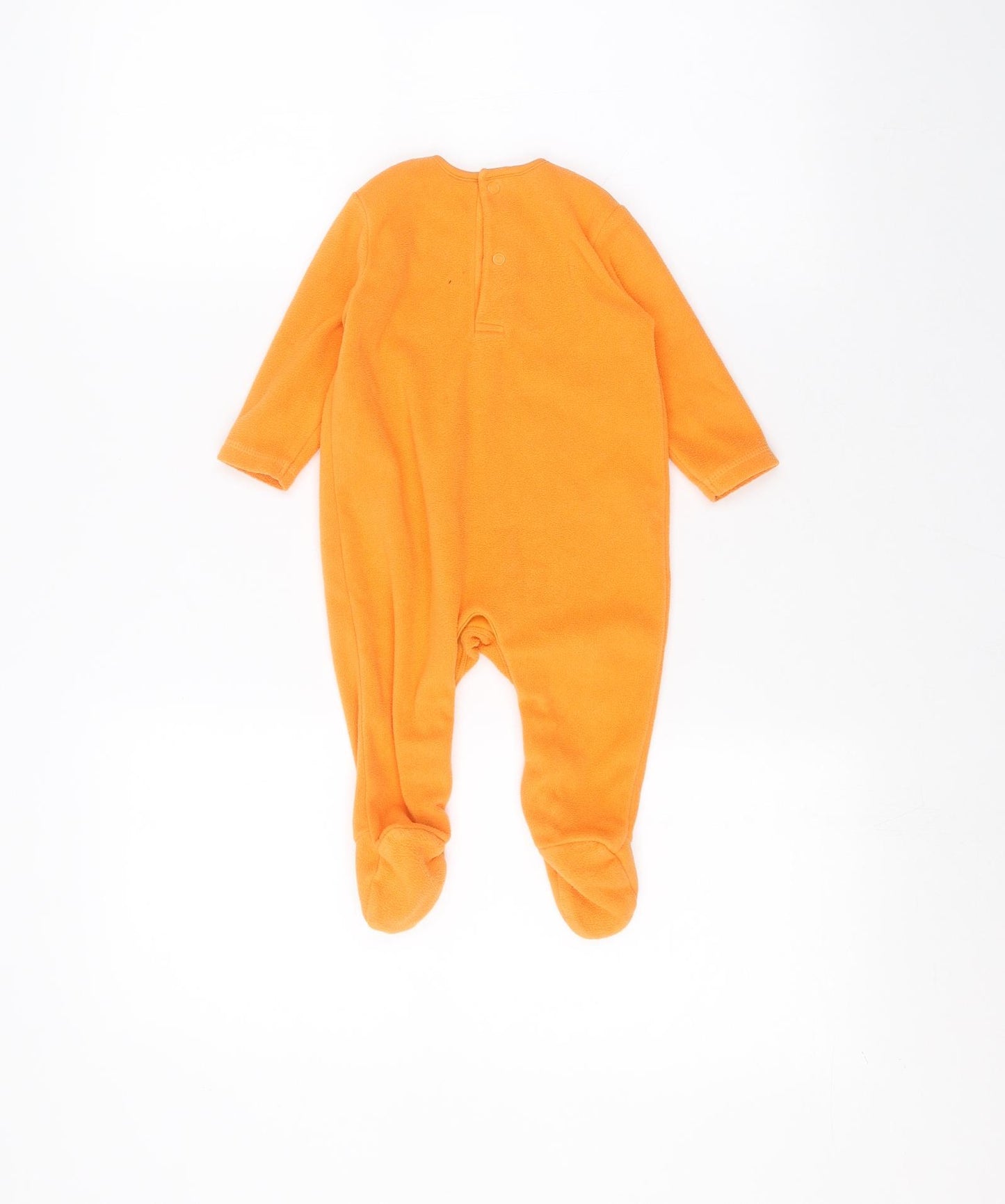 George Baby Orange   Coverall One-Piece Size 3-6 Months
